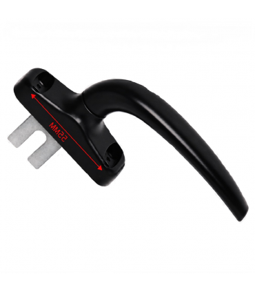 Hardware Specialist HS55MP Multi Point Window Handle - Black
