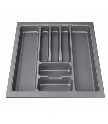 ecoWare Kitchen ABS Cutlery Tray - Dark Grey