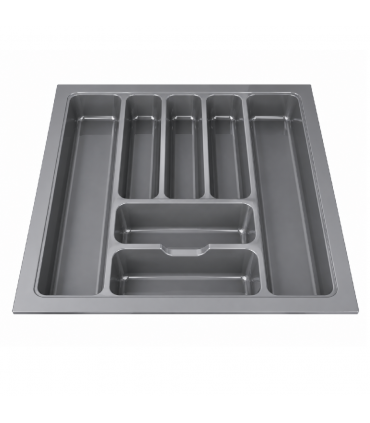 ecoWare Kitchen ABS Cutlery Tray - Dark Grey