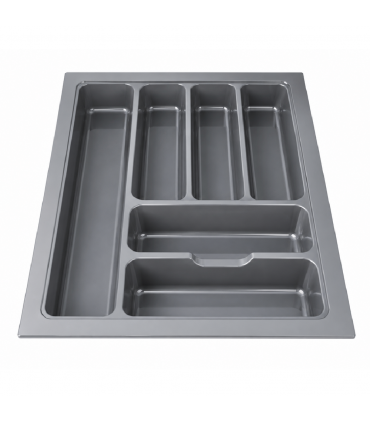 ecoWare Kitchen ABS Cutlery Tray - Dark Grey