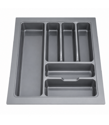 ecoWare Kitchen ABS Cutlery Tray - Dark Grey