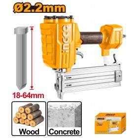 Ingco ACN18641 2.2mm Diameter Air Concrete Nailer