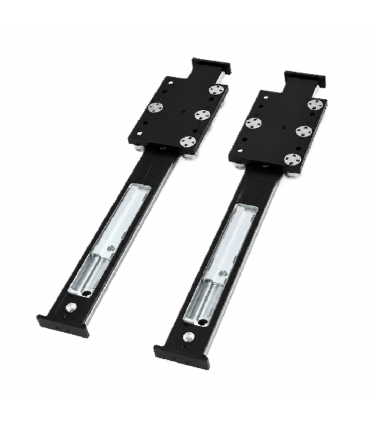 ecoWare DS-2301-SC-BLK Aluminium Invisible Soft Close Slide