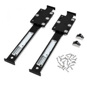 ecoWare DS-2301-SC-BLK Aluminium Invisible Soft Close Slide
