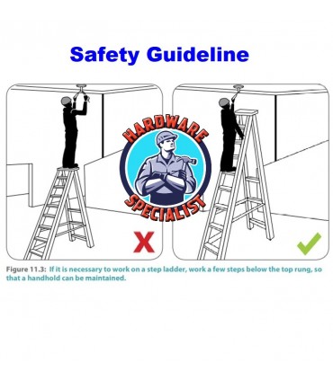 Aluminium Heavy Duty Ladder 150kg