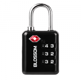 Blossom TSA23502 TSA Anti-Rust Zinc Alloy Combination Padlock