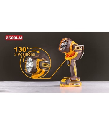 Ingco CWLI20885 20V Lithium-Ion 22.55W Work Lamp - Bare Unit