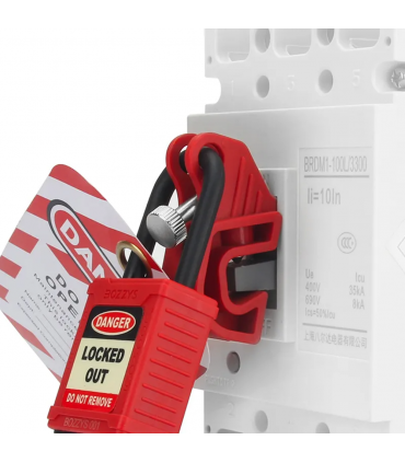 Bozzys BD-D24 Universal Miniature Circuit Breaker Lockout Locks With Pedal