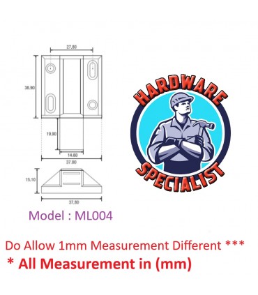 ML004 Single Magnetic Spring Catch - White