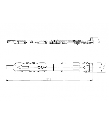 Hardware Specialist 0720 Window Casement Flush Bolt Lock