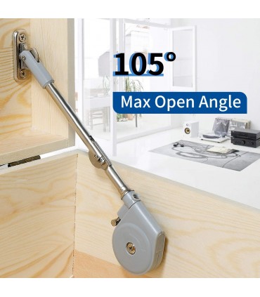 ecoWare S-NSD-39 Lid Support Down Stay - Nickel
