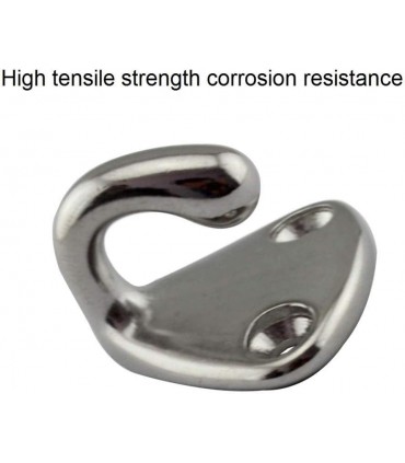 Hardware Specialist 316 Stainless Steel Pad Eye Fender Hook Open Type