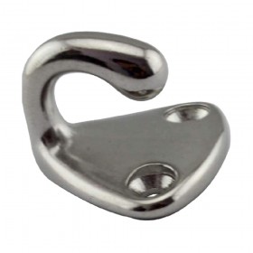 Hardware Specialist 316 Stainless Steel Pad Eye Fender Hook Open Type - 10 Pieces