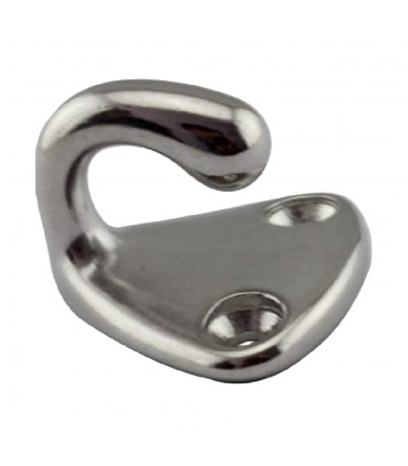 Hardware Specialist 316 Stainless Steel Pad Eye Fender Hook Open Type - 10 Pieces