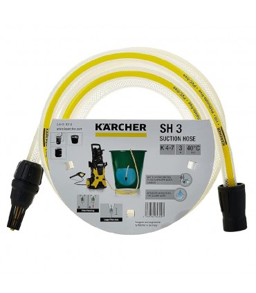 Karcher SH 3 Water Suction Hose with Filter – 3 Meter