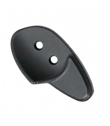 ecoWare BK-HROV-DG Aluminium Oval Hanging Rod Bracket - Dark Grey