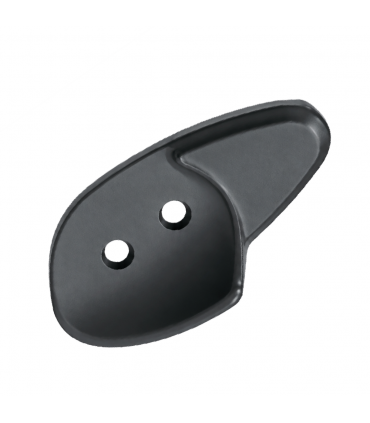 ecoWare BK-HROV-DG Aluminium Oval Hanging Rod Bracket - Dark Grey
