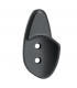 ecoWare BK-HROV-DG Aluminium Oval Hanging Rod Bracket - Dark Grey