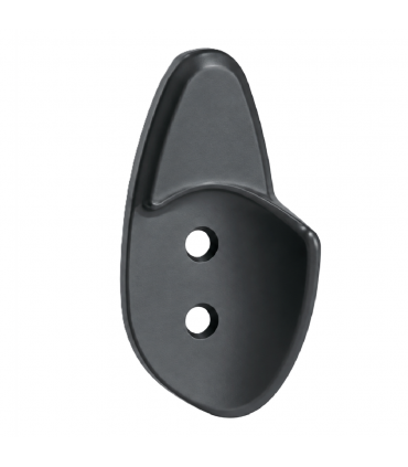 ecoWare BK-HROV-DG Aluminium Oval Hanging Rod Bracket - Dark Grey