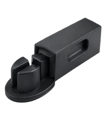 ecoWare BK-TMOV-DG Oval Top Mounting Hanging Rod Bracket - Dark Grey