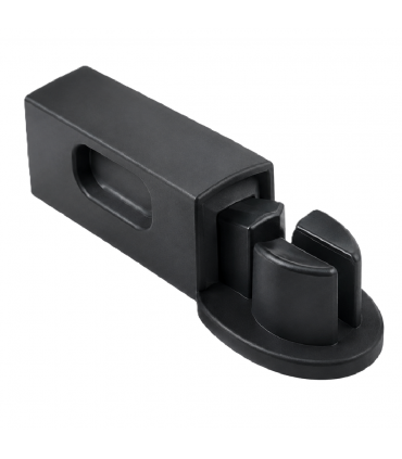 ecoWare BK-TMOV-DG Oval Top Mounting Hanging Rod Bracket - Dark Grey