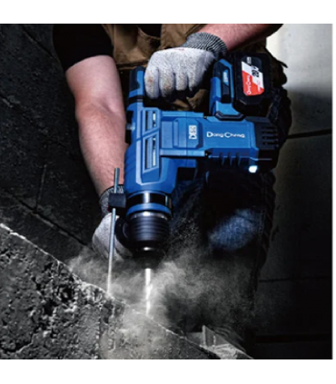 Dong Cheng 20V MAX Lithium-Ion 6.0Ah Cordless Rotary Hammer Drill Set