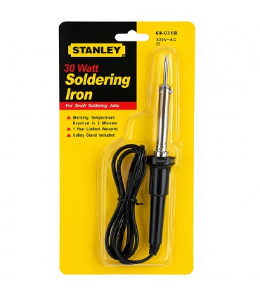 Stanley 69-031B 30W 220V Round Corded Soldering Iron