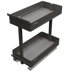 Hafele Utensio Plus H2 Kitchen Base Cabinet Pull-Out Organizer - Anthracite