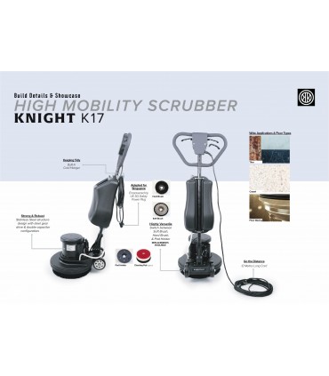 Akron K17 High Mobility Walk-Behind Floor Scrubber Dryer