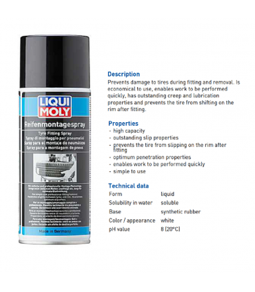 Liqui Moly 1658 Tire Fitting Spray - 400mL