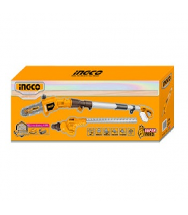 INGCO CPTS201681 20V P20S Cordless Pole Saw & Hedge Trimmer Combo Kit