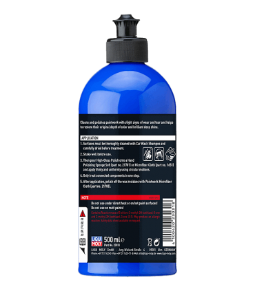 Liqui Moly 23031 Shine Polish with Carnauba Wax - 500mL