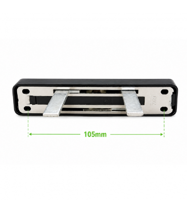 Hardware Specialist Aluminium Black Lever Door Handle