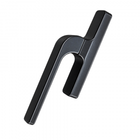 Hardware Specialist Aluminium Black Lever Door Handle