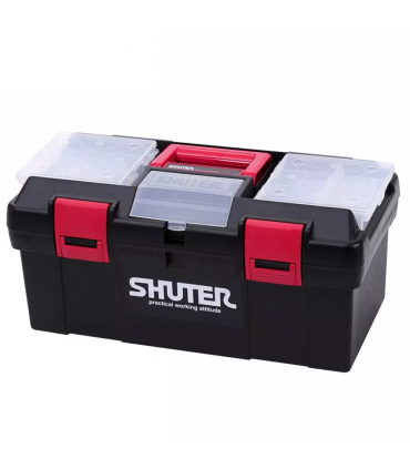 Shuter TB-902/TB-905 11L Professional Tool Box with 1 Tray and Plastic Locks
