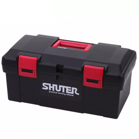 Shuter TB-902/TB-905 11L Professional Tool Box with 1 Tray and Plastic Locks