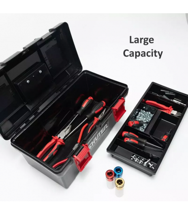 Shuter TB-902/TB-905 11L Professional Tool Box with 1 Tray and Plastic Locks