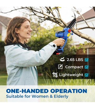 DongCheng DCCS2006120V Brushless Mini Cordless Chainsaw