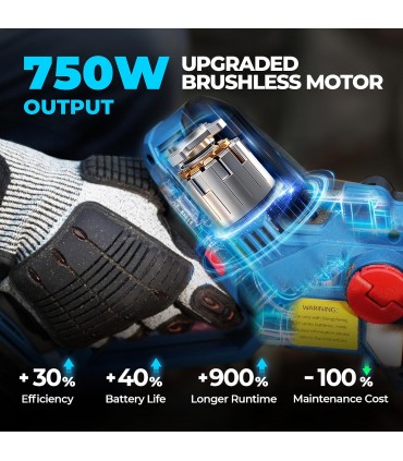 DongCheng DCCS2006120V Brushless Mini Cordless Chainsaw