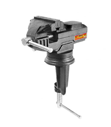 Ingco HBV082 60mm Portable Bench Vise with Swivel Base and Anvil