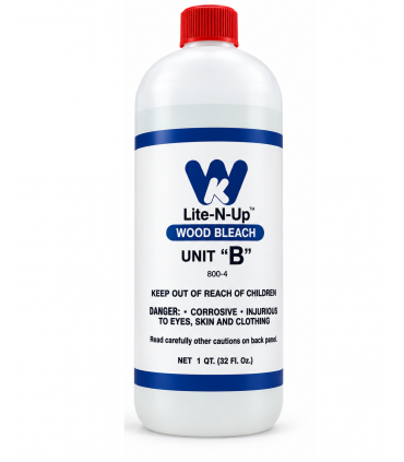 Wood Kote Lite-N-Up 800-4 Wood Bleach A+B - 1 Quart Kit