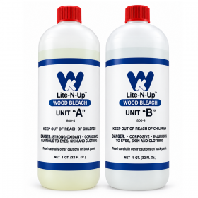 Wood Kote Lite-N-Up 800-4 Wood Bleach A+B - 1 Quart Kit