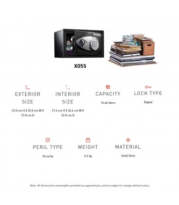 SentrySafe X055 Digital Security Safe