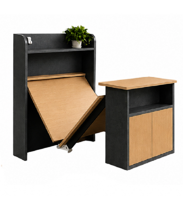 ecoWare CS16 Space-Saving Compact Folding Table