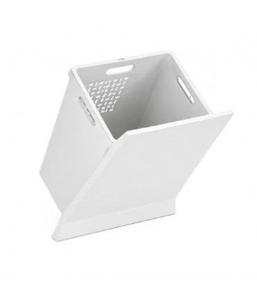 ecoWare LH-48L 30kg Flip Down Laundry Hamper - White