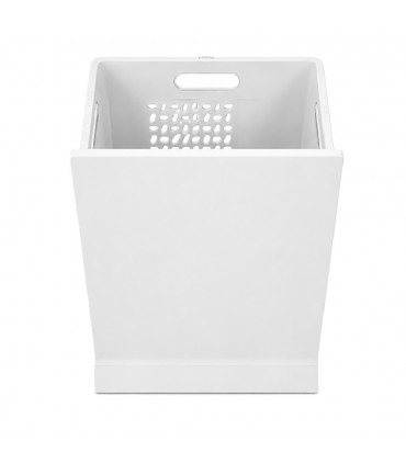 ecoWare LH-48L 30kg Flip Down Laundry Hamper - White