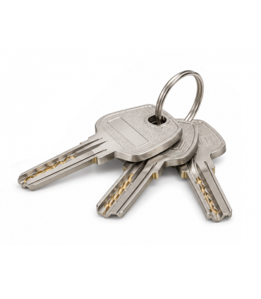 Nika DSF001-SN 60mm Stainless Steel Deadbolt Lock with Keys