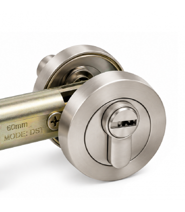 Nika DSF001-SN 60mm Stainless Steel Deadbolt Lock with Keys