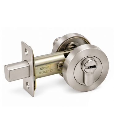 Nika DSF001-SN 60mm Stainless Steel Deadbolt Lock with Keys