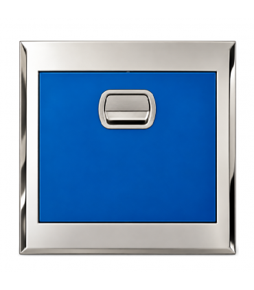 Sobek SS-005 Auto-Lock Stainless Steel 536mm x 482mm Chute Hopper Door